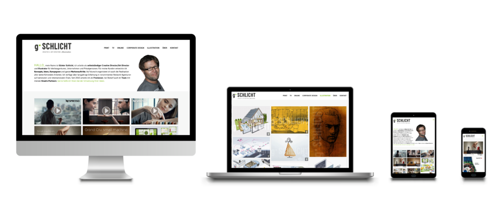 Website Günter Schlicht - Webdesign mit Contao aus Darmstadt - Michael Sonnek
